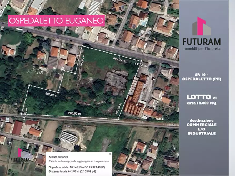Immagine 1 di Terreno in vendita  in strada regionale padana inferiore a Ospedaletto Euganeo