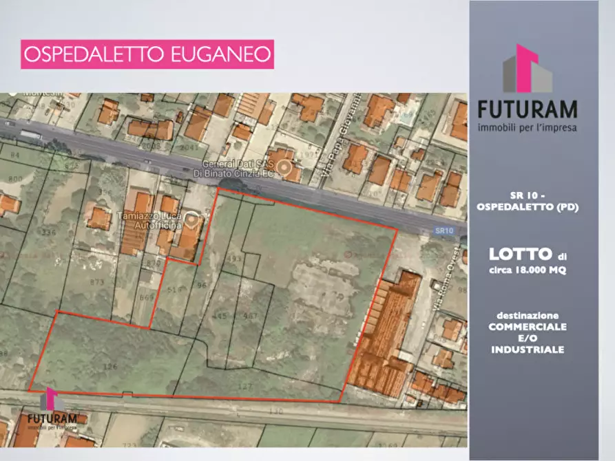 Immagine 25 di Terreno in vendita  in strada regionale padana inferiore a Ospedaletto Euganeo