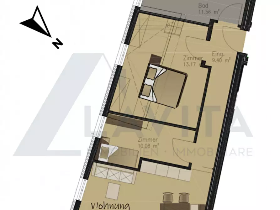 Immagine 23 di Appartamento in vendita  in Mühlgasse - Via Molini a Termeno Sulla Strada Del Vino .Tramin An Der.