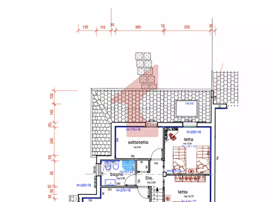 Immagine 5 di Villetta a schiera in vendita  in Via Mortuzzi a Fontevivo