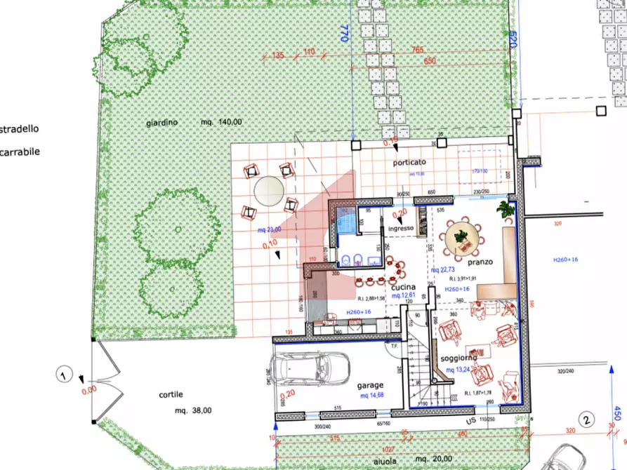 Immagine 6 di Villetta a schiera in vendita  in Via Mortuzzi a Fontevivo