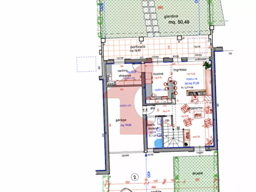 Immagine 4 di Villetta a schiera in vendita  in Via Mortuzzi a Fontevivo