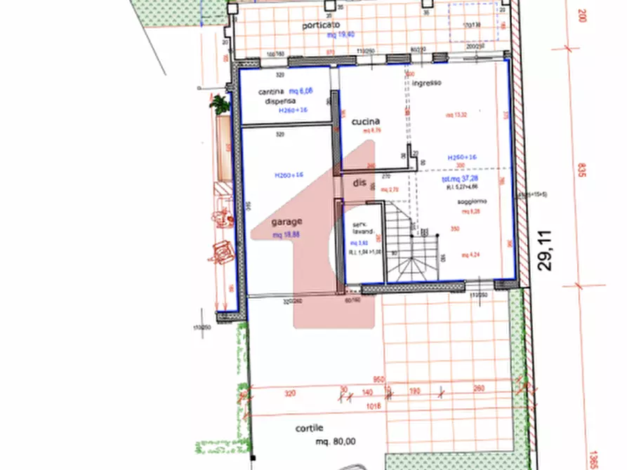 Immagine 4 di Villetta a schiera in vendita  in Via Mortuzzi a Fontevivo