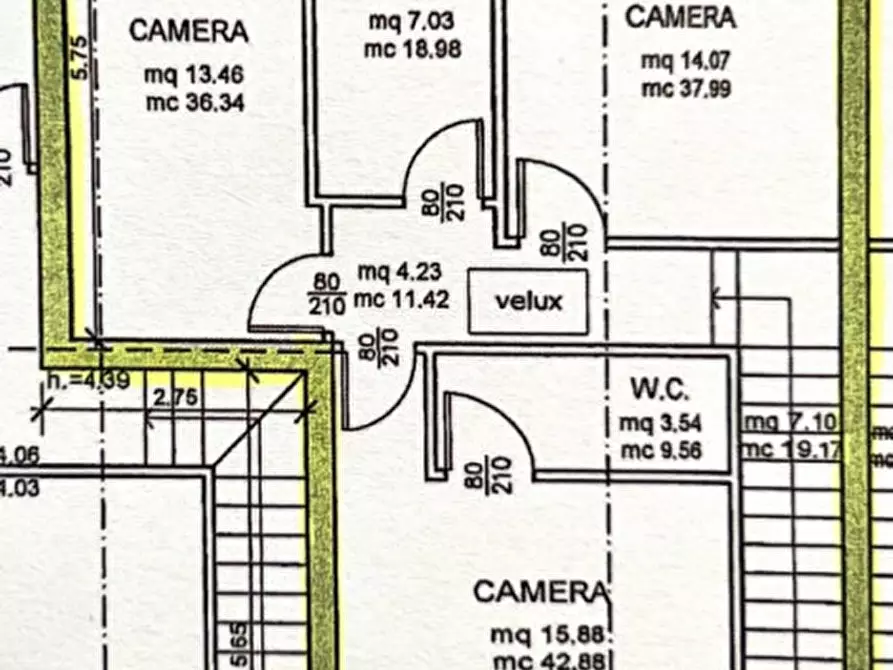 Immagine 28 di Villetta a schiera in vendita  in Via Schiavon a Albignasego