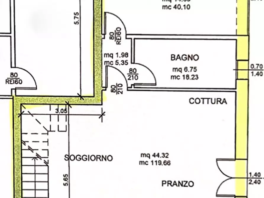 Immagine 22 di Villetta a schiera in vendita  in Via Sant'Andrea a Albignasego
