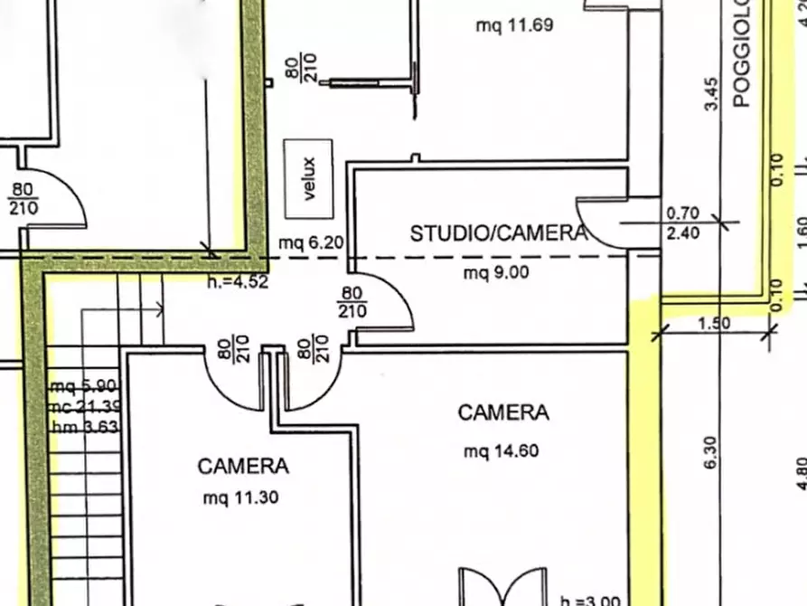 Immagine 23 di Villetta a schiera in vendita  in Via Sant'Andrea a Albignasego