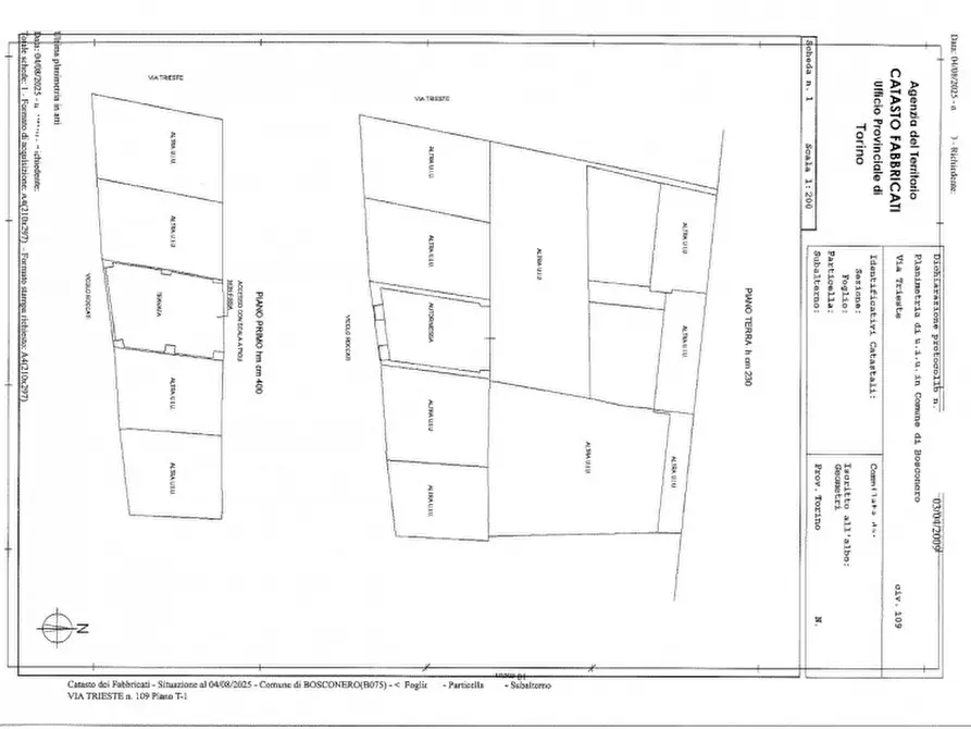 Immagine 31 di Villetta a schiera in vendita  in Via Trieste, 111 -1 a Bosconero