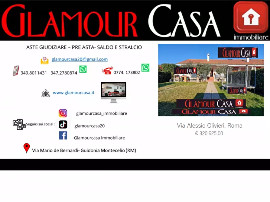 Immagine 1 di Villetta a schiera in vendita  in Via Alessio Olivieri a Roma