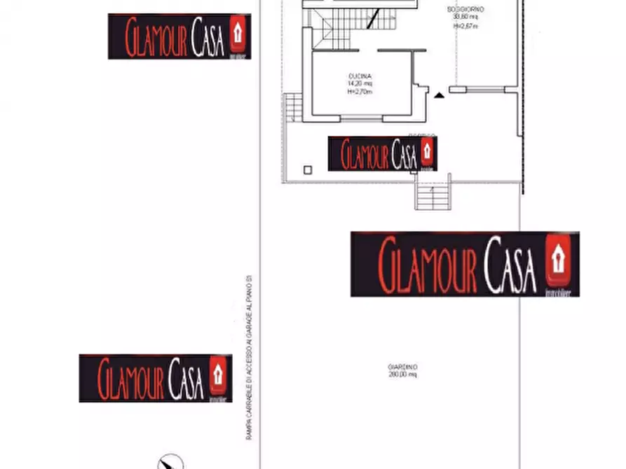 Immagine 29 di Villetta a schiera in vendita  in Via Alessio Olivieri a Roma