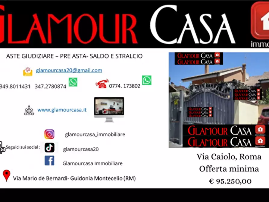 Immagine 1 di Villa in vendita  in Via Caiolo a Roma