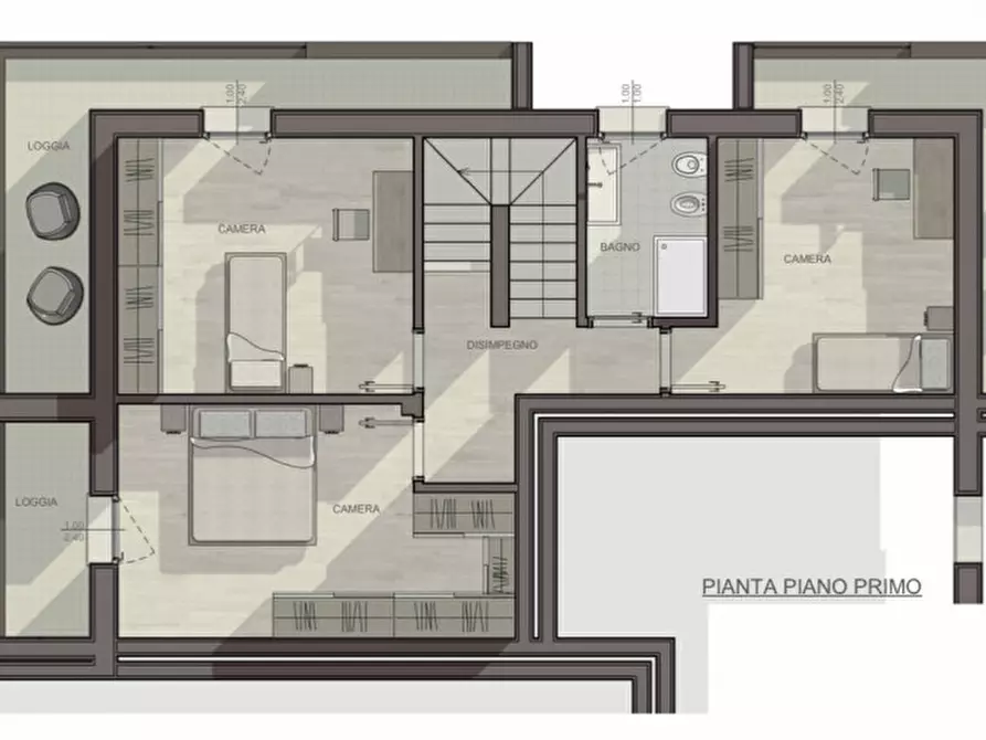 Immagine 26 di Casa trifamiliare in vendita  in via di Bella a Montegrotto Terme