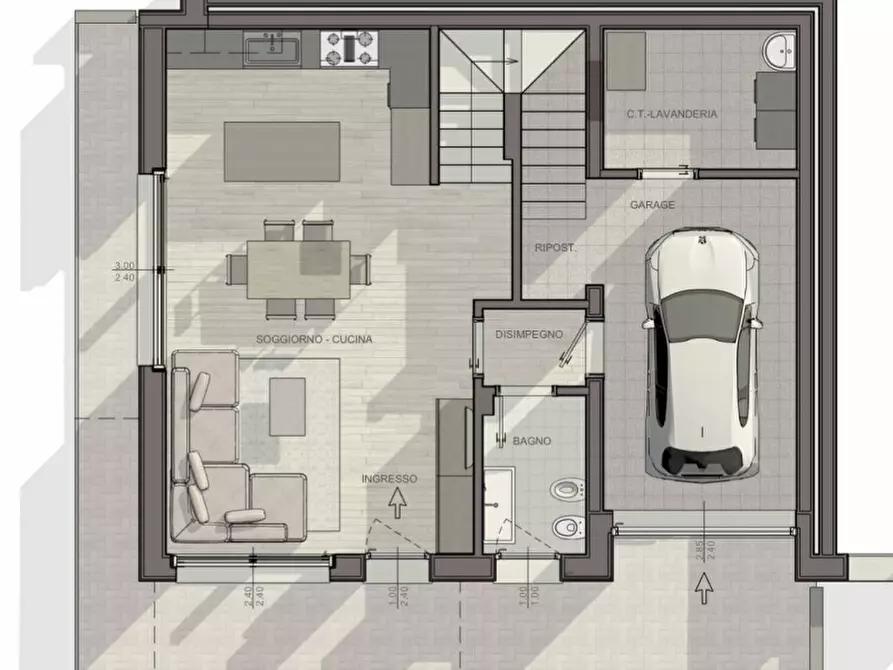 Immagine 26 di Casa trifamiliare in vendita  in via di Bella a Montegrotto Terme