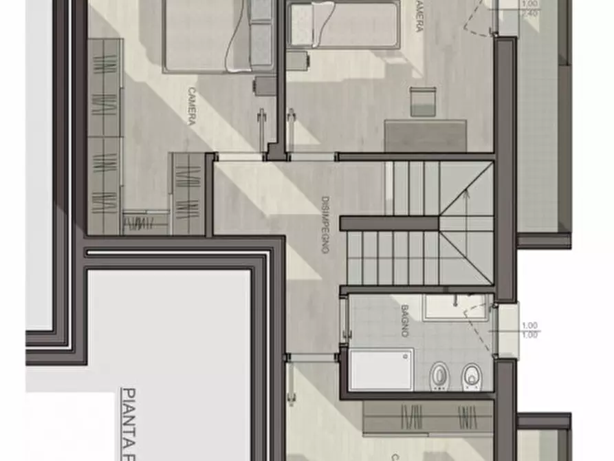 Immagine 27 di Casa trifamiliare in vendita  in via di Bella a Montegrotto Terme