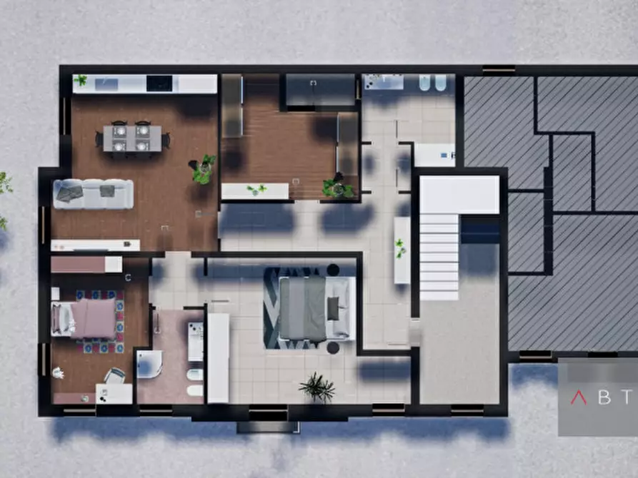 Immagine 10 di Appartamento in vendita  a San Giorgio In Bosco