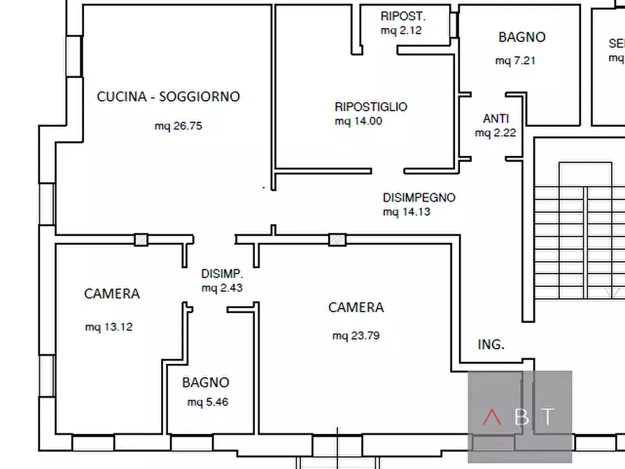 Immagine 11 di Appartamento in vendita  a San Giorgio In Bosco