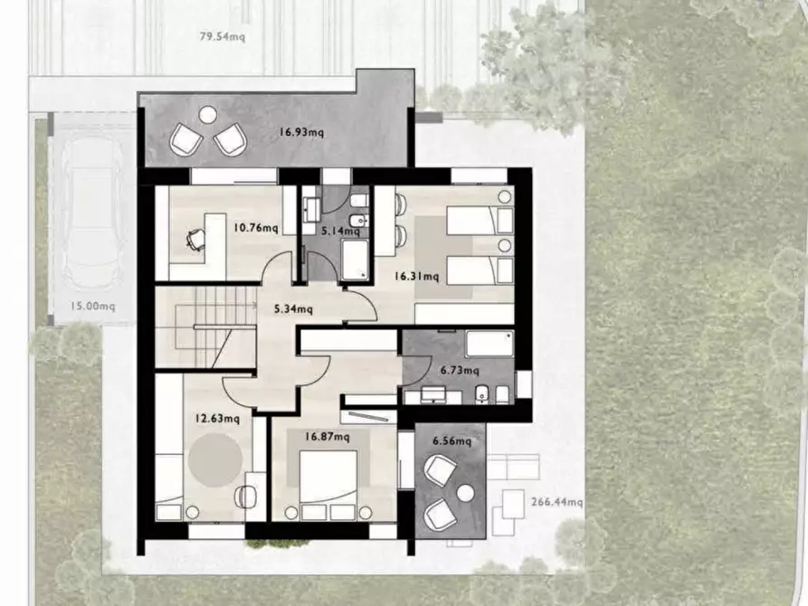 Immagine 25 di Casa indipendente in vendita  in via Galileo Galilei a Montebelluna