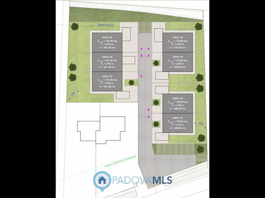 Immagine 5 di Terreno in vendita  in Via Rossignolo, 58 a Campodarsego