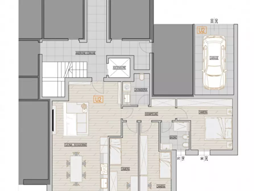 Immagine 24 di Appartamento in vendita  in Via Matteotti a Trevignano