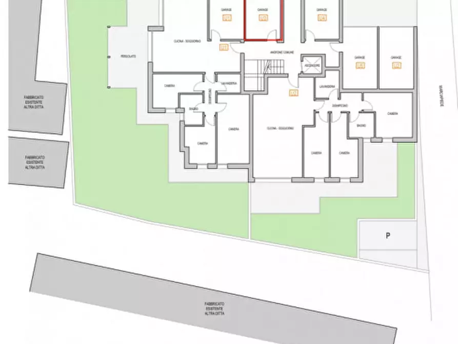 Immagine 23 di Appartamento in vendita  in Via Matteotti a Trevignano