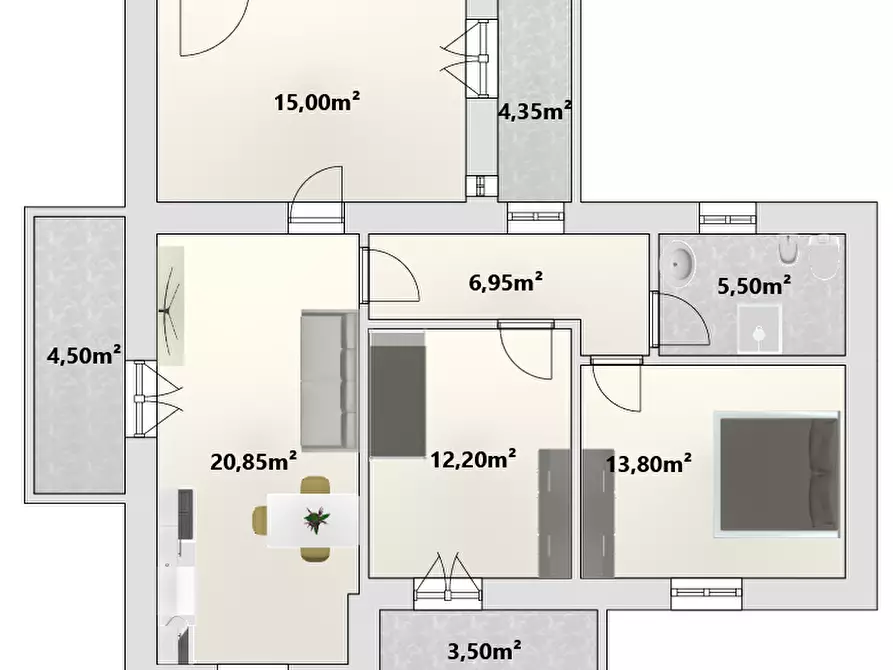 Immagine 13 di Attico in vendita  in Via Vegri a Caldonazzo