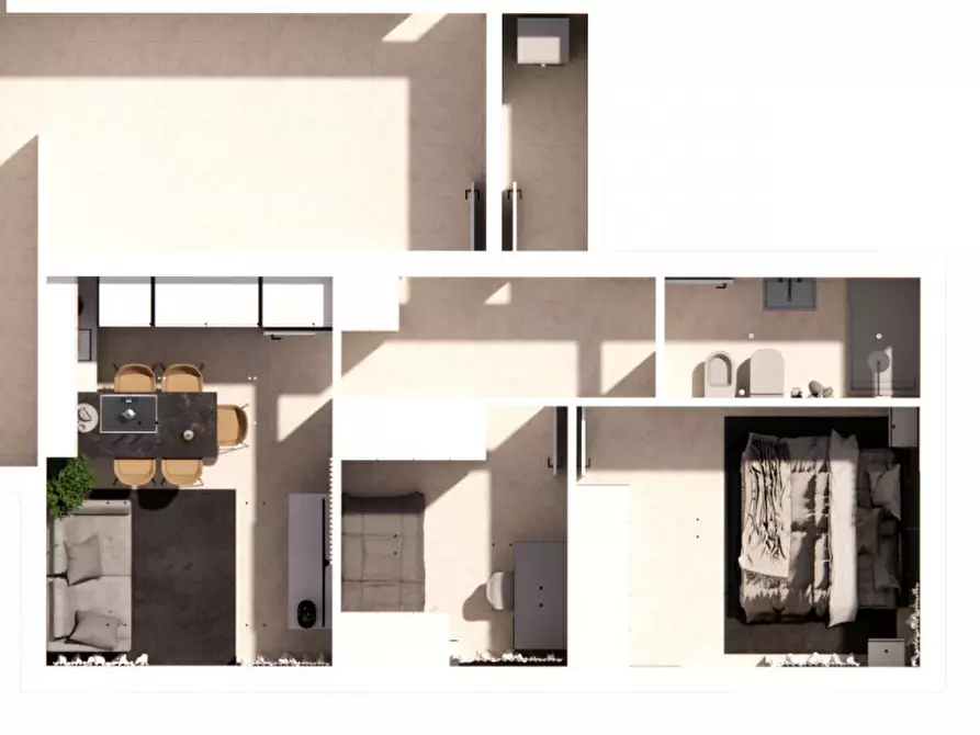 Immagine 3 di Appartamento in vendita  in Via Principe Umberto a Este