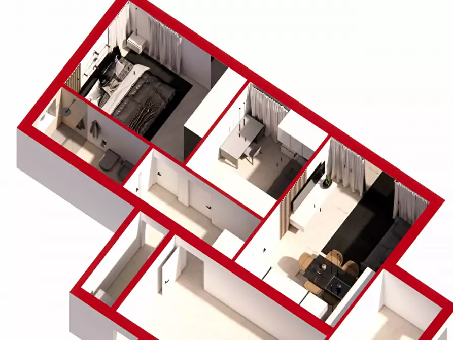 Immagine 11 di Appartamento in vendita  in Via Principe Umberto a Este