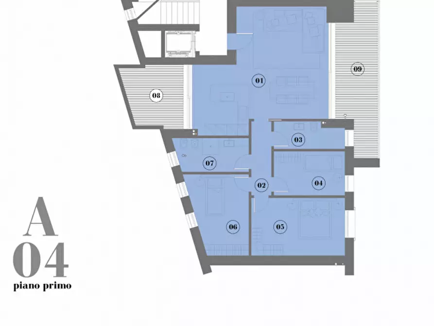 Immagine 22 di Appartamento in vendita  in Via Passiniotti a Montebelluna