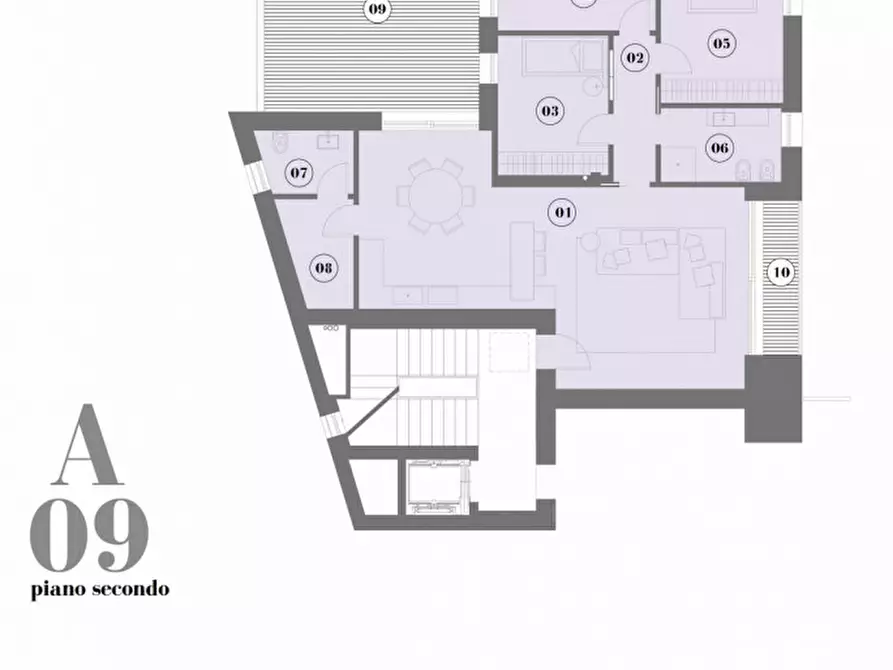 Immagine 24 di Attico in vendita  in Via Passiniotti a Montebelluna