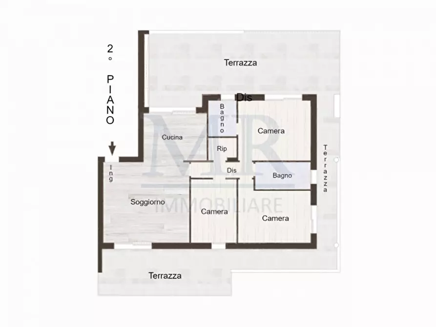 Immagine 16 di Attico in vendita  in via aureliana a Montegrotto Terme