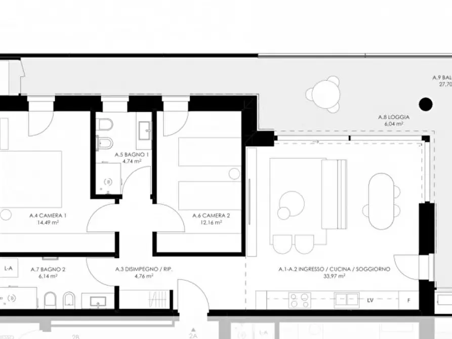 Immagine 21 di Appartamento in vendita  in Via Amerigo Vespucci a Castelfranco Veneto