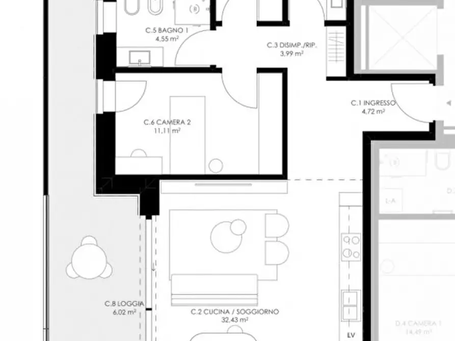 Immagine 21 di Appartamento in vendita  in Via Amerigo Vespucci a Castelfranco Veneto