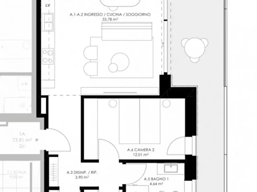Immagine 24 di Appartamento in vendita  in Via Amerigo Vespucci a Castelfranco Veneto