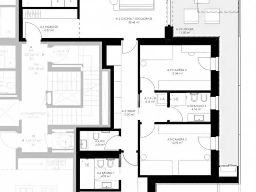 Immagine 27 di Appartamento in vendita  in Via Amerigo Vespucci a Castelfranco Veneto