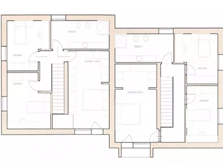 Immagine 14 di Casa bifamiliare in vendita  in Via Marconi a Sant'elena