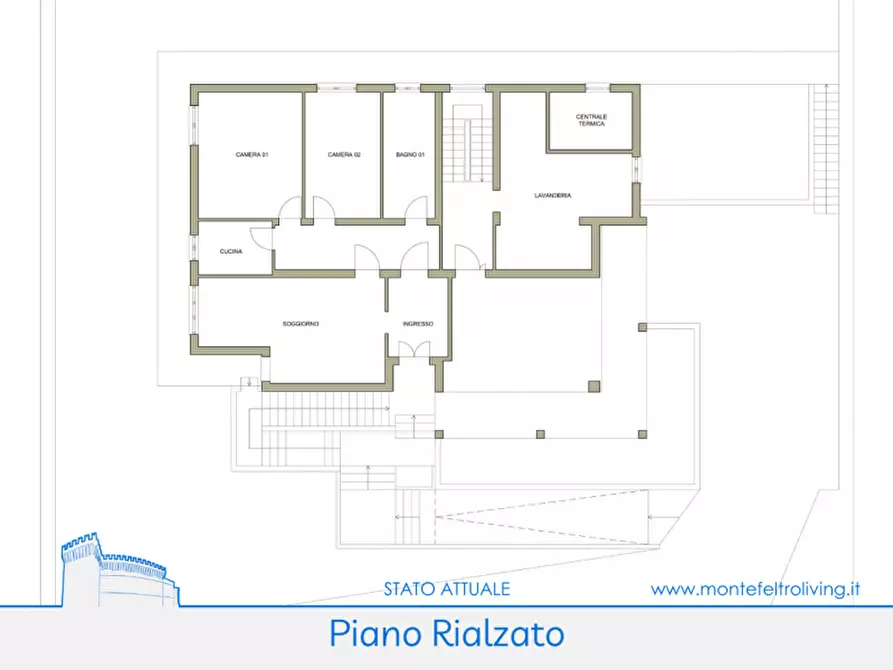 Immagine 6 di Casa indipendente in vendita  in Viale Italia a Fossombrone