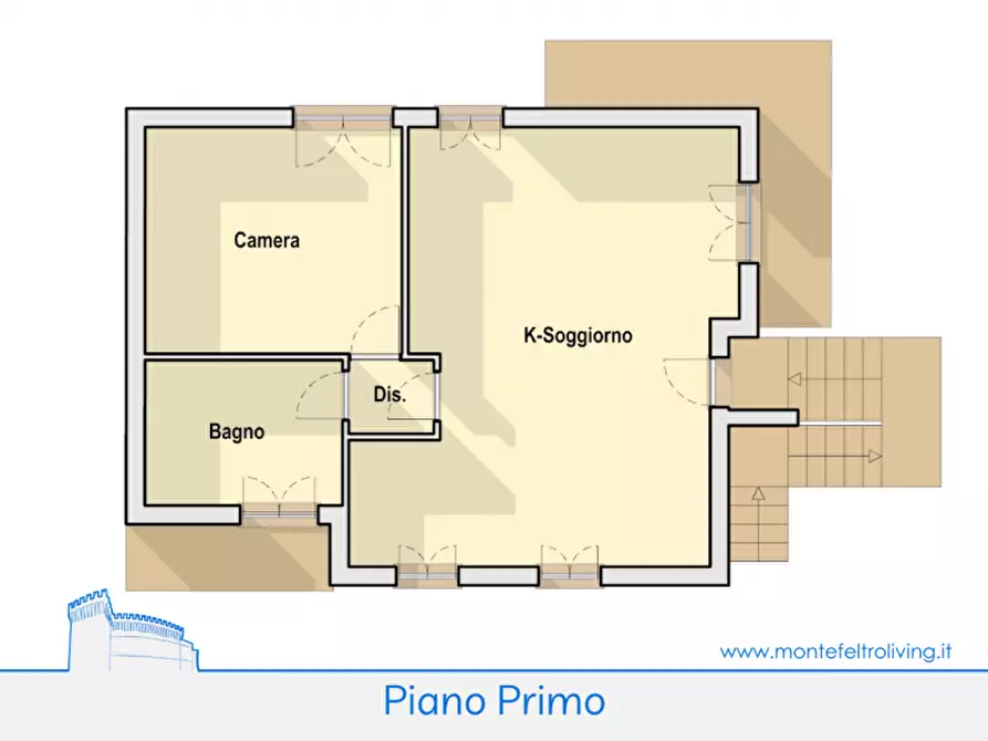 Immagine 27 di Casa bifamiliare in vendita  in Località Monterone a Sestino