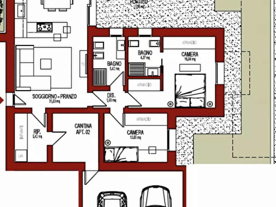 Immagine 18 di Appartamento in vendita  in via Enrico Fermi a Prata Di Pordenone