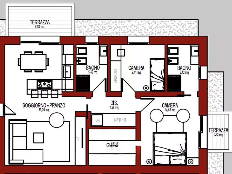 Immagine 22 di Appartamento in vendita  in VIA ENRICO FERMI a Prata Di Pordenone