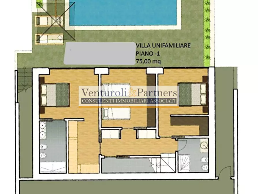 Immagine 11 di Villa in vendita  in Via Girasole a Soiano Del Lago