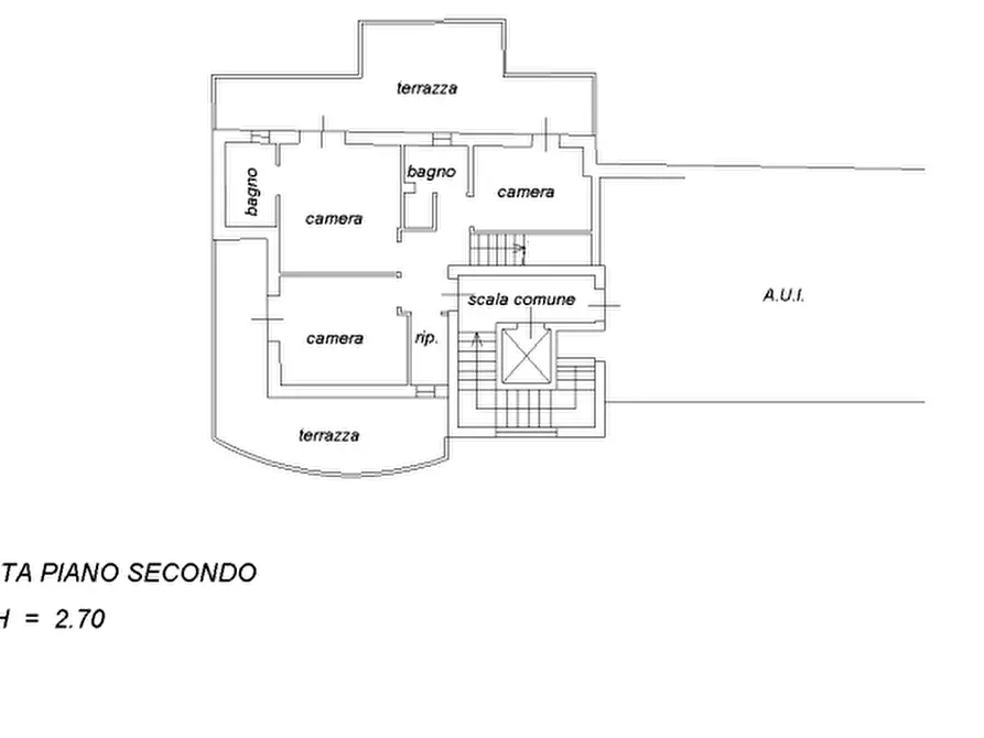 Immagine 43 di Attico in vendita  in Via Gerolamo Egidio di Velo, 30 a Vicenza
