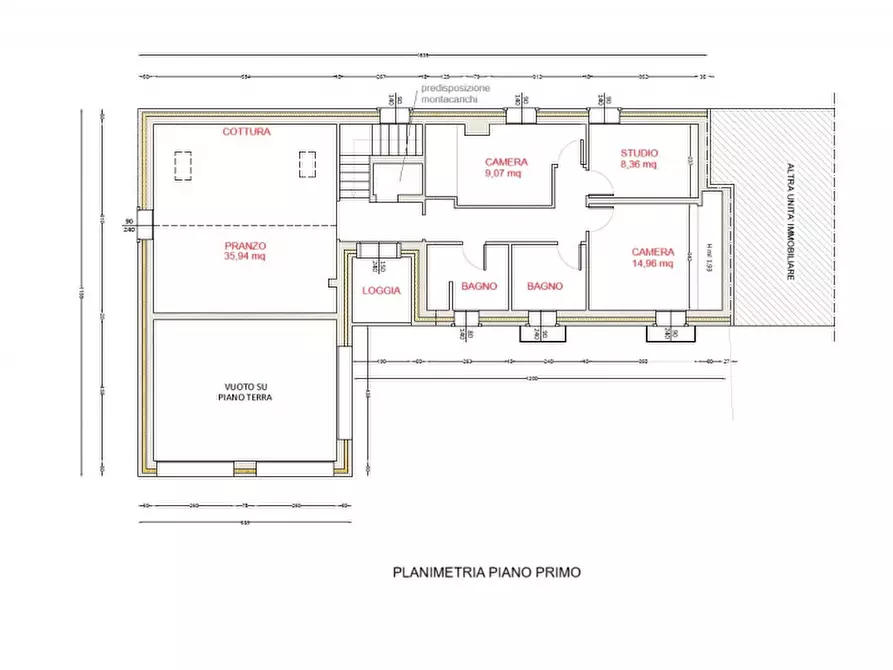 Immagine 33 di Villetta a schiera in vendita  in Largo Vittorio Boschetti a Montecchio Maggiore