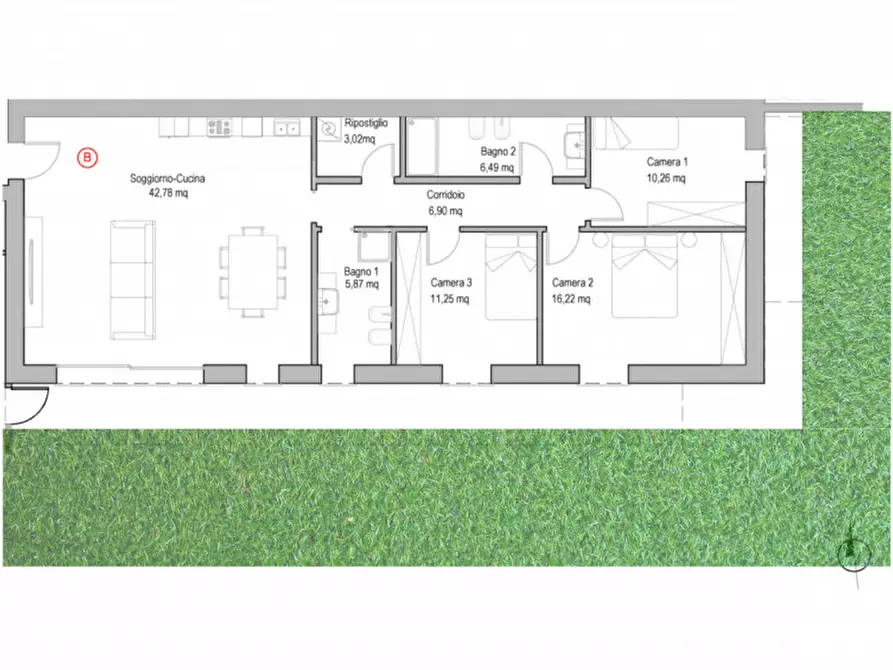 Immagine 20 di Appartamento in vendita  in Via Andrea Mantegna a Treviso