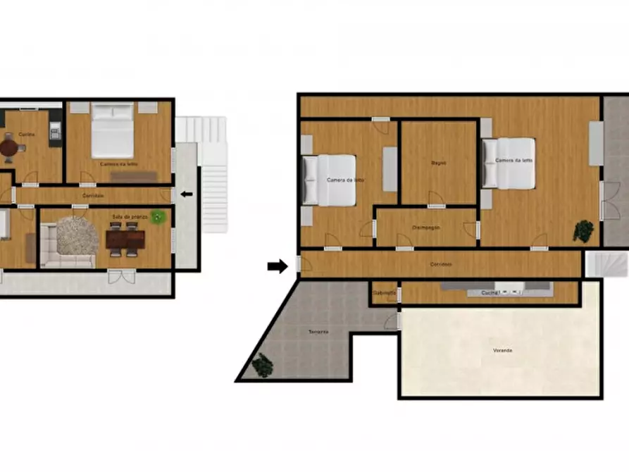 Immagine 31 di Appartamento in vendita  in Via Esterna San Nicola a Monreale