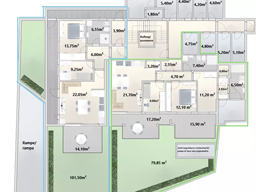 Immagine 16 di Appartamento in vendita  in Rittsteinweg - Via Rittstein a Appiano Sulla Strada Del Vino .Eppan An Der.