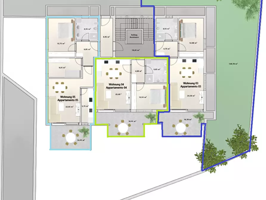 Immagine 12 di Appartamento in vendita  in Rittsteinweg - Via Rittstein a Appiano Sulla Strada Del Vino .Eppan An Der.