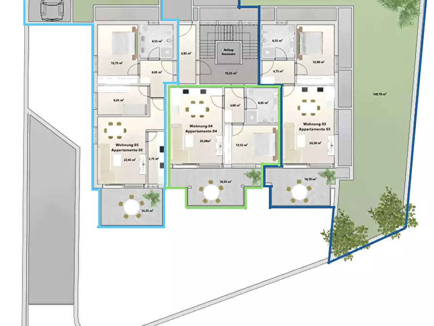 Immagine 13 di Appartamento in vendita  in Rittsteinweg - Via Rittstein a Appiano Sulla Strada Del Vino .Eppan An Der.