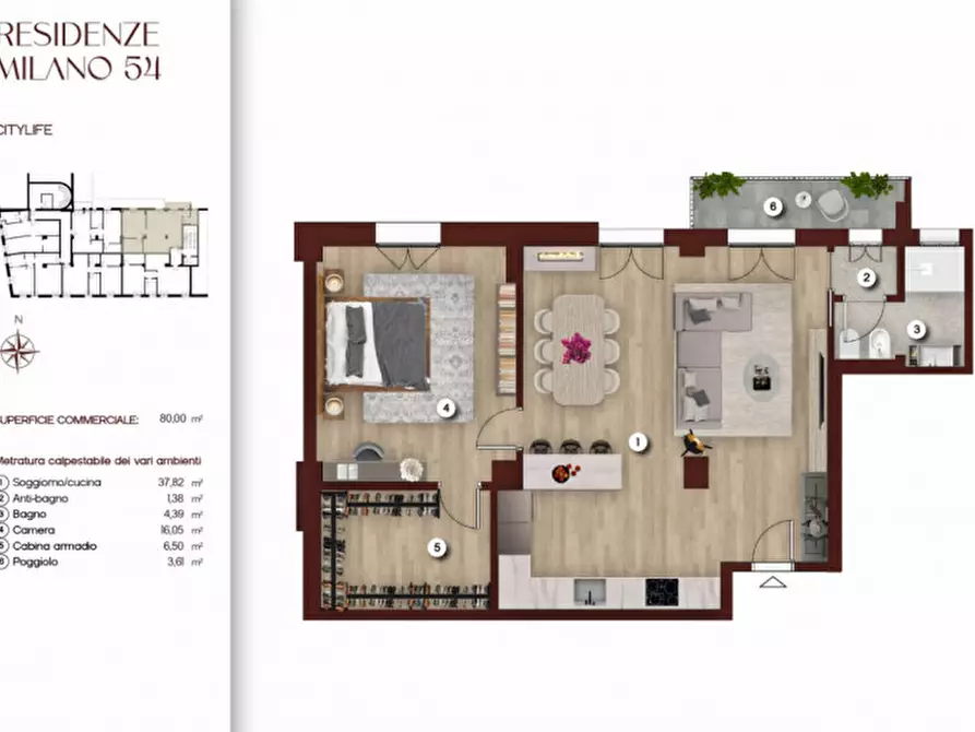 Immagine 9 di Appartamento in vendita  in Corso Milano a Padova