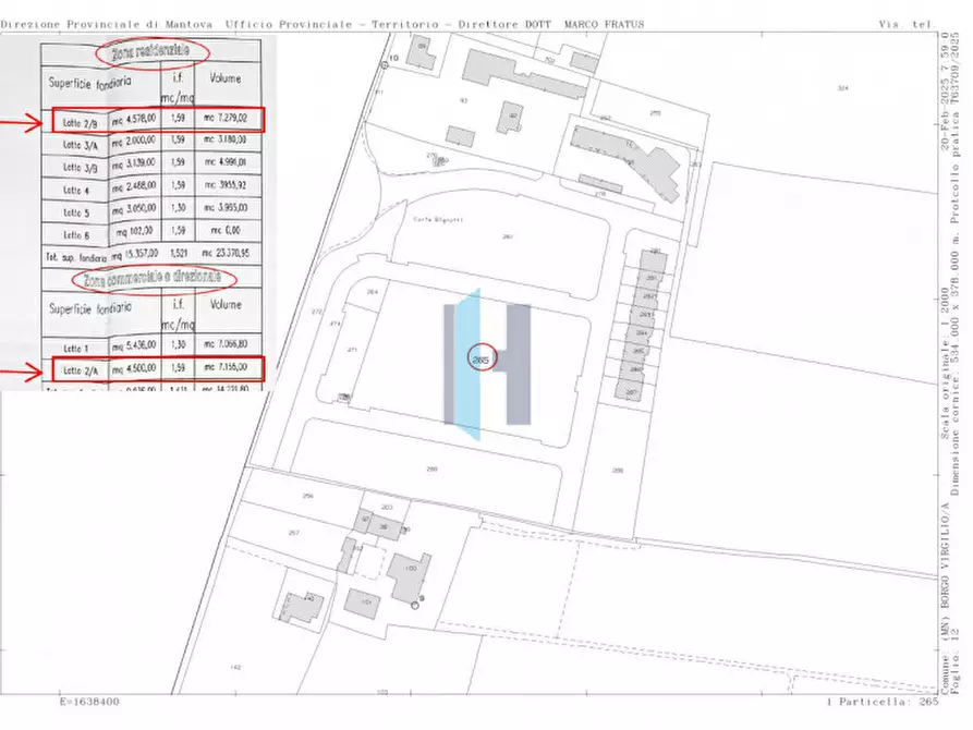 Immagine 13 di Terreno in vendita  in Via Eugenio Montale a Borgo Virgilio