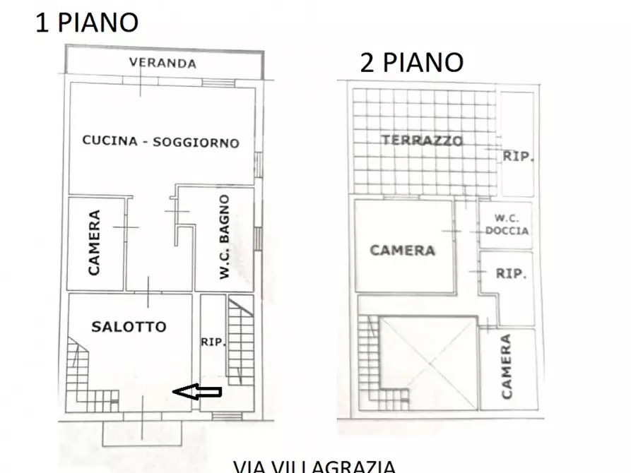Immagine 27 di Casa indipendente in vendita  in via Villagrazia 619 a Palermo