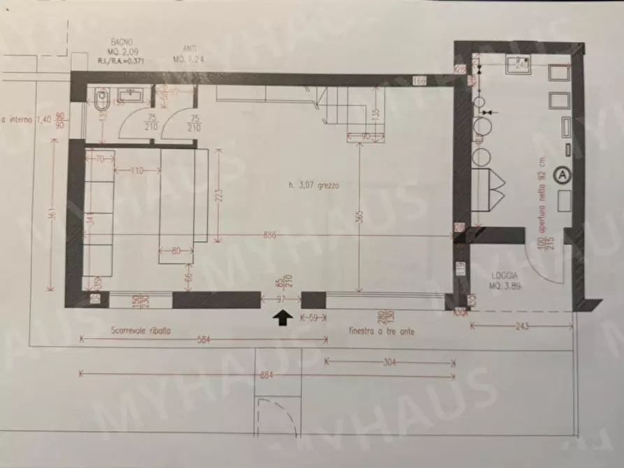 Immagine 52 di Appartamento in vendita  in VIA GAETANO DONIZETTI, 43 gatteo mare a Gatteo